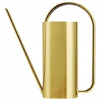 Stainless Steel Watering Can Long Spout Comfortable Handle Indoor Plants 50oz Decorative