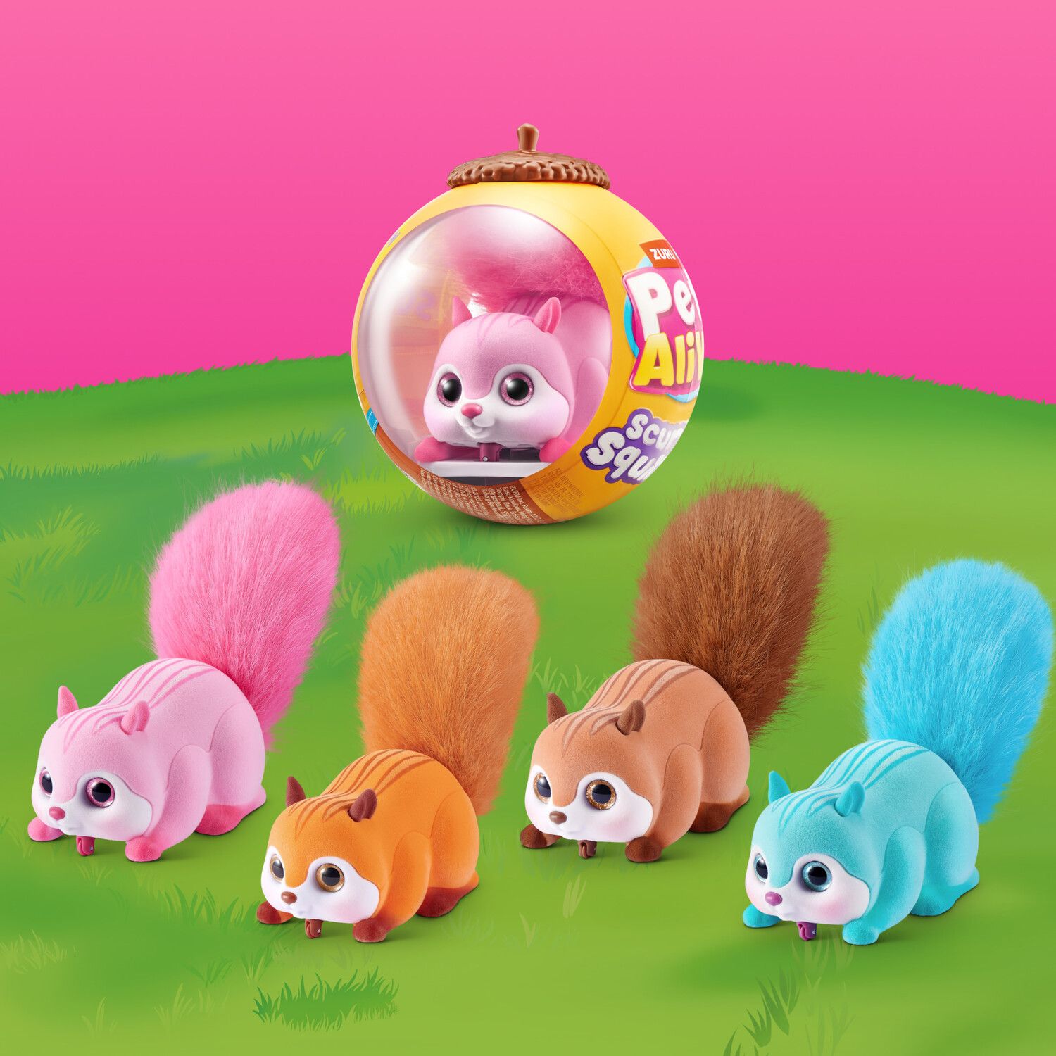 Детские фигурки Pets Alive Scurry'n Squirrel Interactive Plush Toy - Styles May Vary — фото 3