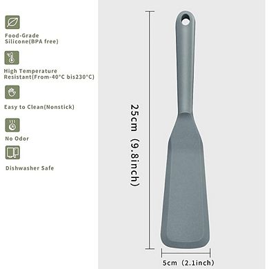2-Piece Silicone Spatula Set, Heat-Resistant, Nonstick Cooking