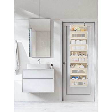 Over-the-Door 5-Shelf Organizer, Hanging Storage with Large Pockets, 44 lb Capacity