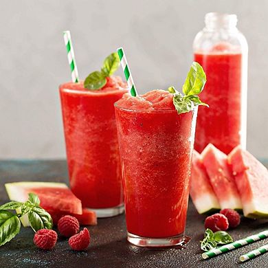 Drinking Glass Set, Margarita Style Cups with Heavy Base Glassware