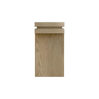 Trikiousd 66" Extra Wide Console Table Sofa Table with Wood Veneer Minimalist Design