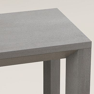 Trikiousd 60" Wood Veneer Console Table Wide Sofa Table with Ample Storage for Entryway