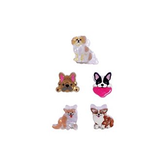 Emberly 5-Pack Mini Dog Hair Clip Set