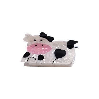 Emberly Cow Design Hair Clip