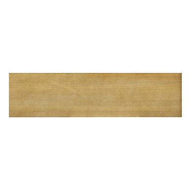 Trikiousd Modern Console Table with Pine Veneer & Geometric Legs