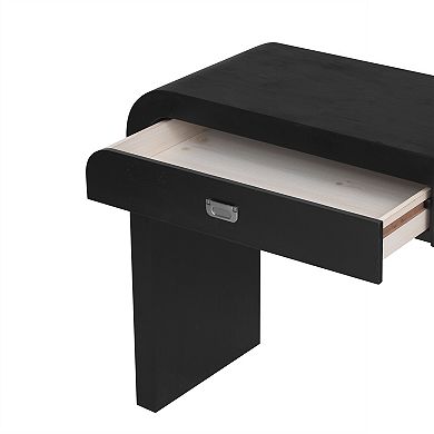 Trikiousd 60" Wooden Entryway Table Multi-Functional Console Table with 2 Drawers & Metal Handles