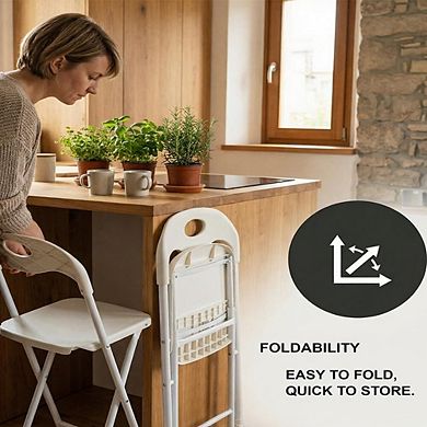 6 Pack Folding Chair Heavy Duty Portable Commercial Event Party Wedding Home