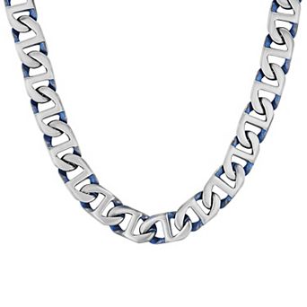 Steel Nation Men's Stainless Steel Mariner Chain