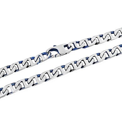Steel Nation Men's Stainless Steel Mariner Chain