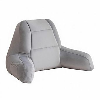 Reading Pillow for Bed Adult Teens Shredded Foam Support Arms Velvet Washable Cover