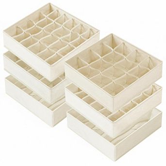 Large Drawer Organizer for Socks Underwear Washable Heavy Duty Fabric Closet Storage Bins Dresser
