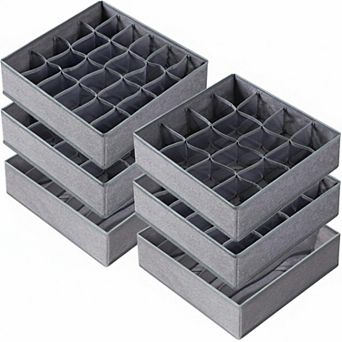 Large Drawer Organizer for Socks Underwear Washable Heavy Duty Fabric Closet Storage Bins Dresser