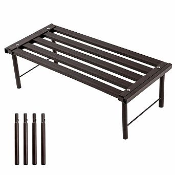 Rust-proof Aluminum Plant Stand Heavy Duty Indoor Outdoor Display Shelf