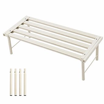 Rust-proof Aluminum Plant Stand Heavy Duty Indoor Outdoor Display Shelf