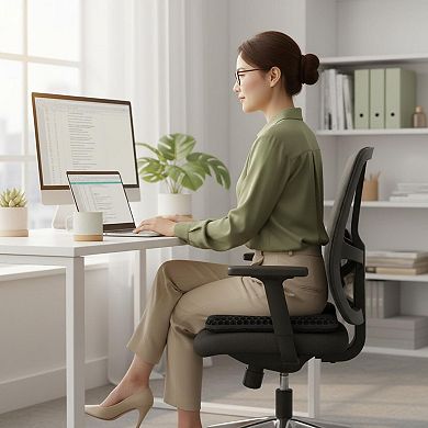 Gel Seat Cushion Double Thick Egg for Long Sitting Office Car Pain Relief