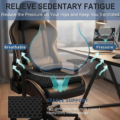 Gel Seat Cushion Double Thick Egg for Long Sitting Office Car Pain Relief