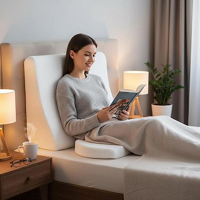 Turning Wedge Pillow for Bed Positioning Side Sleeping Incline Foam Multi Functional Support