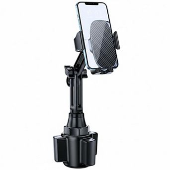 Upgraded Universal Car Cup Phone Holder Long Neck Mount Rotatable Adjustable Stable