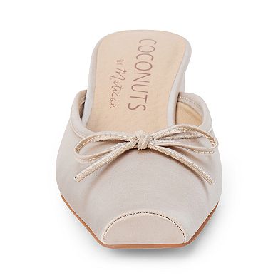 Coconuts by Matisse Geneva Women's Block Heel Mules with Bow Accent