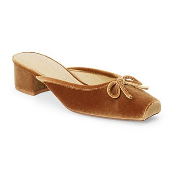 Coconuts by Matisse Geneva Women's Block Heel Mules with Bow Accent