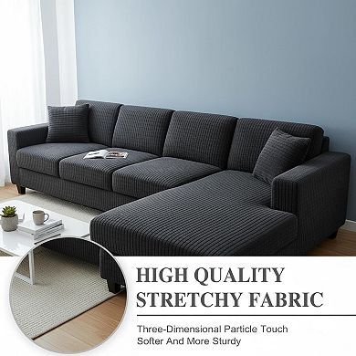 Stretch Couch Cushion Slipcovers Furniture Protector High Quality Fabric Easy Install