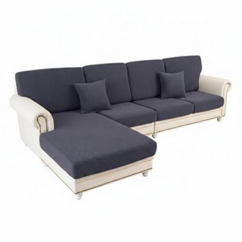 Stretch Couch Cushion Slipcovers Furniture Protector High Quality Fabric Easy Install