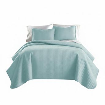 Quilt Bedding Set with Shams Coverlet Lightweight All Season Machine Washable