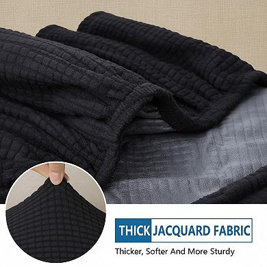 Waterproof Couch Cushion Covers Non Slip Washable Soft Thick Stretch Jacquard Elastic Bottom