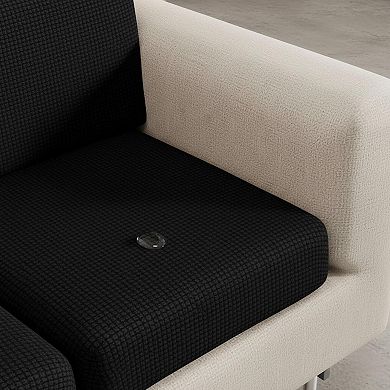 Waterproof Couch Cushion Covers Non Slip Washable Soft Thick Stretch Jacquard Elastic Bottom