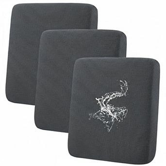 Waterproof Couch Cushion Covers Non Slip Washable Soft Thick Stretch Jacquard Elastic Bottom