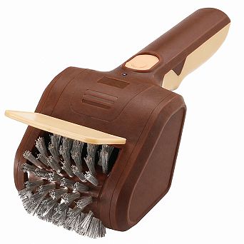 Electric Grill Brush Cordless Rechargeable Stainless Steel Scraper Bristle-Free Dishwasher Safe
