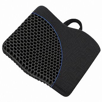 Gel Seat Cushion Double Thick Breathable Non Slip Cover Long Sitting Office Car Trips