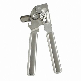 Stainless Steel Can Opener Heavy Duty Multifunction Bottle Opener 360° Knob Comfort Grip