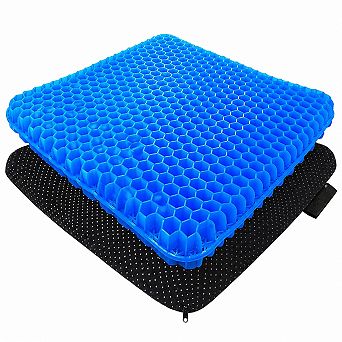 Gel Seat Cushion Double Thick Egg for Long Sitting Office Car Tailbone Pain Relief
