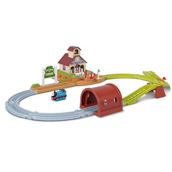 Thomas & Friends Bell Station Train Set with Push-Along Engine & Track