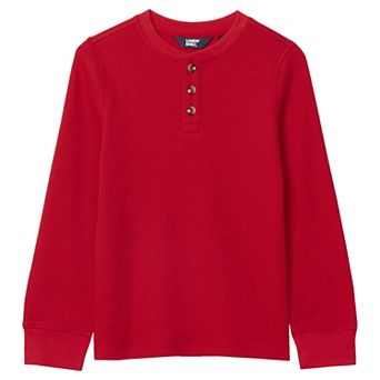 Boys 2-20 Lands' End Long Sleeve Thermal Henley Top