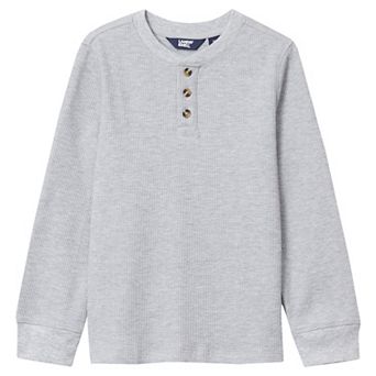 Boys 2-20 Lands' End Long Sleeve Thermal Henley Top