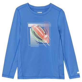 Boys 8-20 Lands' End Active Long Sleeve Graphic Tee in Husky