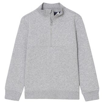 Boys 2-20 Lands' End Long Sleeve Quarter Zip Henley Pullover