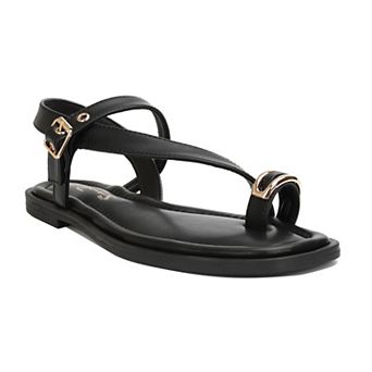 Yoki Isabel Women's Toe Strap Flat Sandals