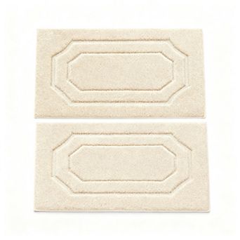Pink Bathroom Rugs Absorbent Microfiber Bath Mat Non Slip Machine Washable
