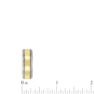 Steel Nation Men's Two Tone Tungsten Ring