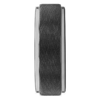 Steel Nation Men's Tungsten Satin Band Ring