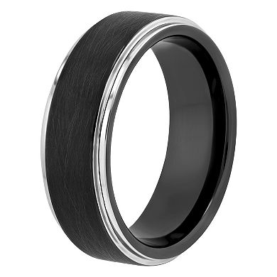 Steel Nation Men's Tungsten Satin Band Ring