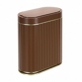 Motion Sensor Trash Can 2 Gal Automatic Lid IPX5 Waterproof Wastebasket Bathroom Kitchen Office