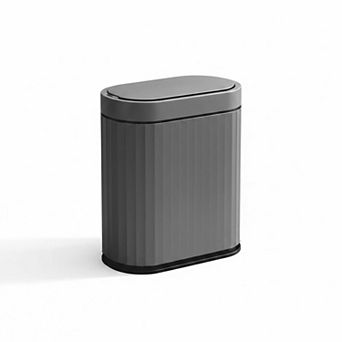 Motion Sensor Trash Can 2 Gal Automatic Lid IPX5 Waterproof Wastebasket Bathroom Kitchen Office