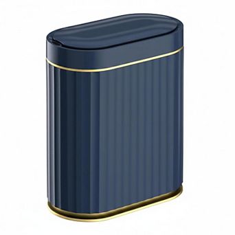 Motion Sensor Trash Can 2 Gal Automatic Lid IPX5 Waterproof Wastebasket Bathroom Kitchen Office