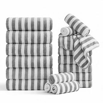 Microfiber Bath Towel Set Highly Absorbent Quick Dry Ultra Soft Bathroom Towels