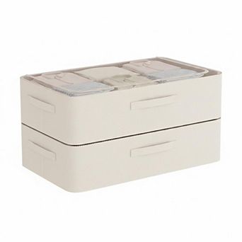 Under Bed Storage Bins Foldable Stackable Oxford Fabric Large Capacity Clothes Organizer Sturdy